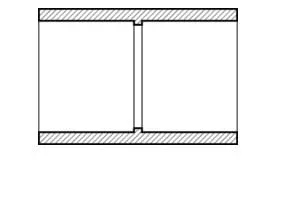 0.5" PVC Coupling, Slip x Slip