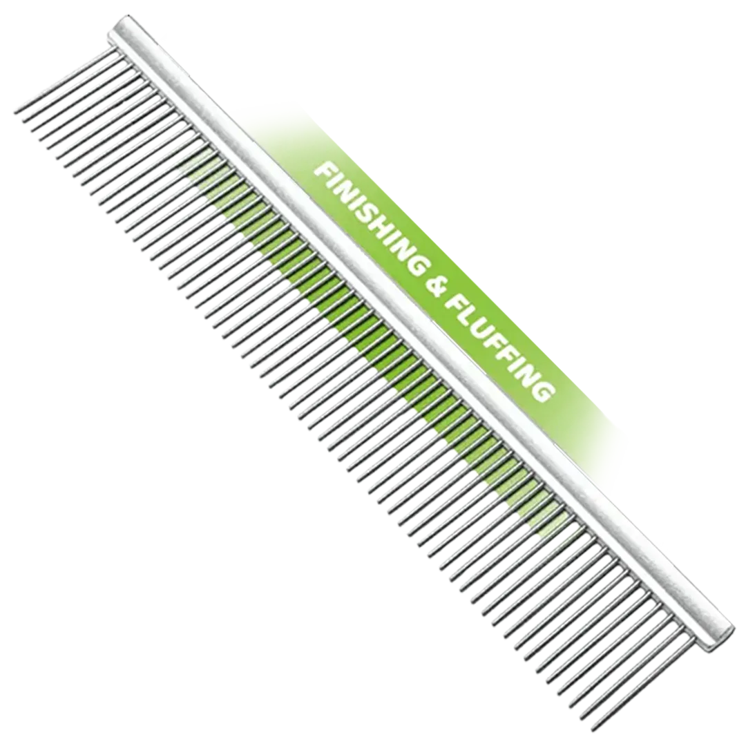 10" Groom Master Finishing & Fluffing Comb by Mastercut - Image 2