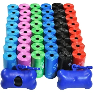 120 Rolls Dog Poop Bag Outdoor Cleaning Poop Bag Outdoor Clean Pets Supplies for Dog 15Bags/Roll Refill