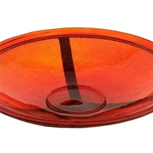 14In Crackle Glass Bowl