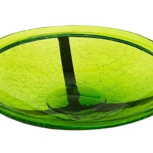 14In Crackle Glass Bowl