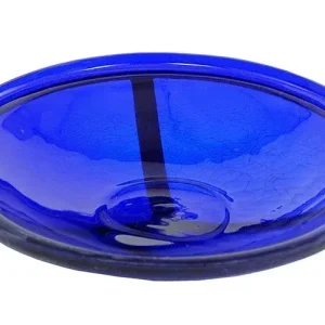 14In Crackle Glass Bowl