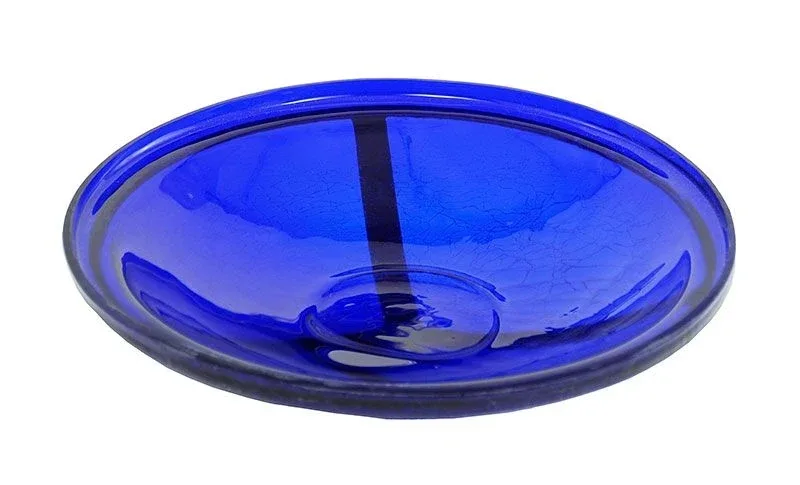 14In Crackle Glass Bowl