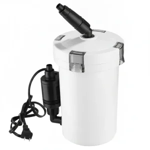 1Pc 3-Stage External Canister Filter For 28 Gallon Aquarium Fish Tank 105gph 6W Easy Installation Silent