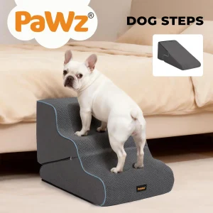 2-in-1 Convertible Dog Ramp & Pet Stairs | Grey