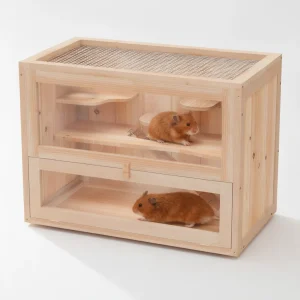 2-Level Hamster Cage Mice And Rat House