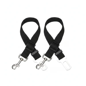 2 Pack Cat DOG PET Safety Seatbelt Car Vehicle Seat Belt Adjustable Harness Lead