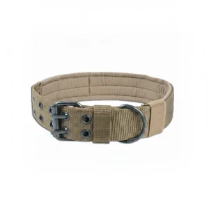 2 Wide Tactical Heavy Duty Nylon Large Dog Collar K9 Military With Metal Buckle