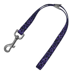 20" Purple Leopard Grooming Loop by Loop Dawgy Dawg