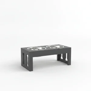 23" Modern Decorative Raised Dog Bowls