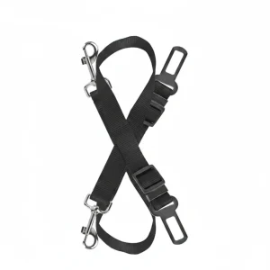 2Pcs Pet Dog Seat Belt Leash Adjustable Pet Dog Cat Safety Leads Harness