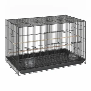 30 Inch Bird Cage, Metal Large Parakeet Cages For Cockatiels Small Parrot Budgies Lovebirds Canaries, Pet Bird