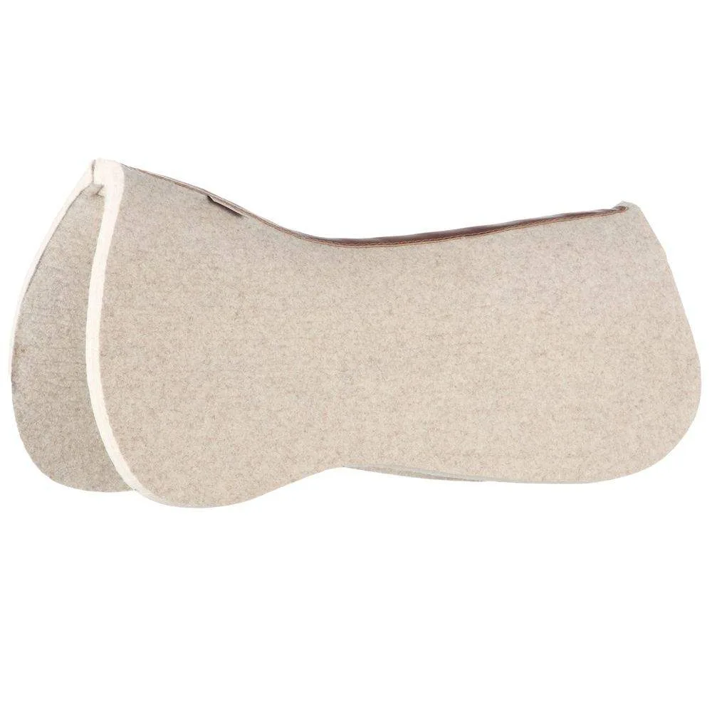 5 Star Equine Products Supplies Inc. 1in Contoured Butterfly Natural Felt Under Pad - Image 2