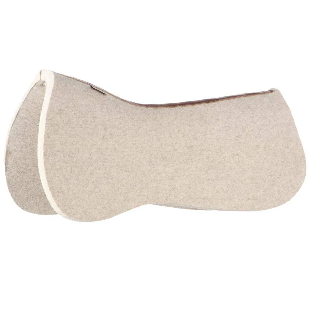 5 Star Equine Products Supplies Inc. 1in Contoured Butterfly Natural Felt Under Pad