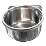 A and E Cages Coop Cup with Ring and Bolt Stainless Steel 5oz - Image 2