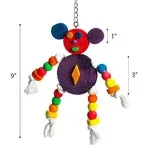 A and E Cages Happy Beaks The Crazy Wooden Mouse Bird Toy 10in x 1in x 10in - Image 2
