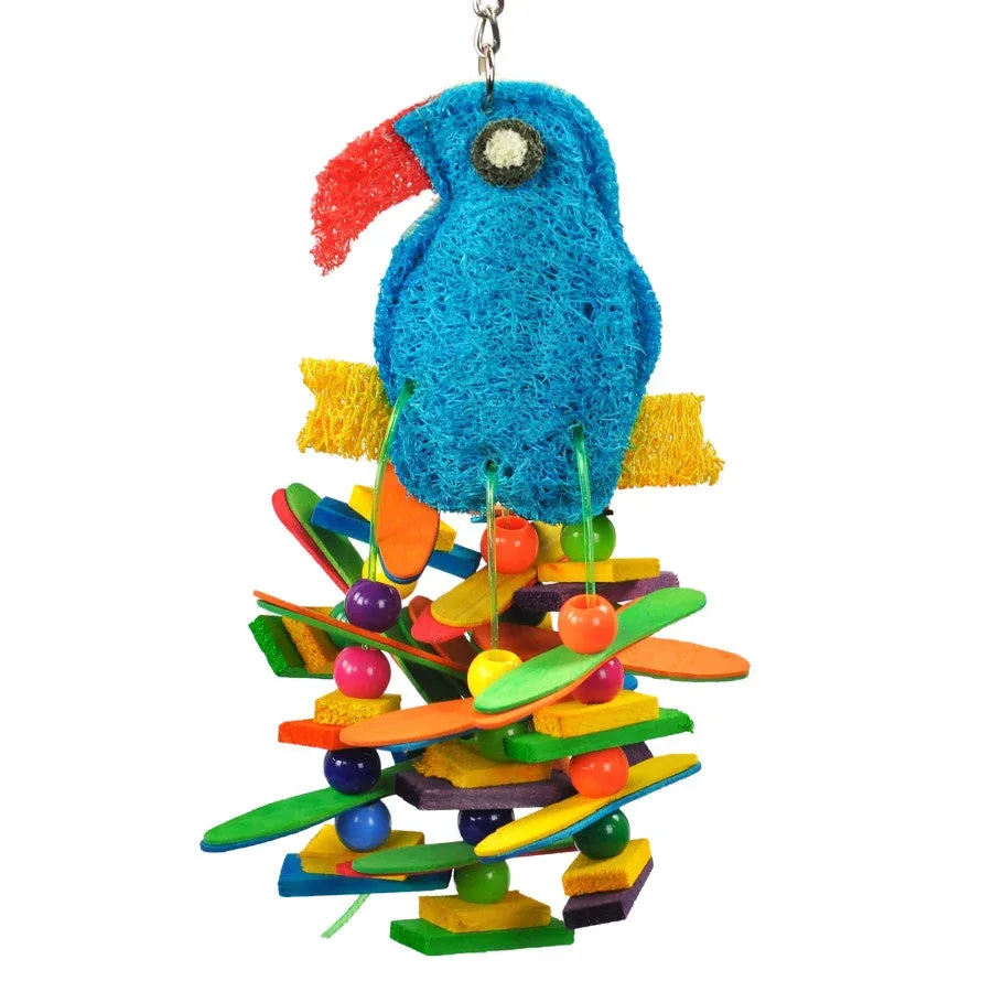 A and E Cages Happy Beaks Toucan Sam Bird Toy 1ea-One Size - Image 2