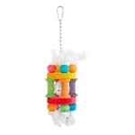 A and E Cages Happy Beaks Whiffle Ball in Solitude Bird Toy 3.5in x 3.5in x 10in - Image 2