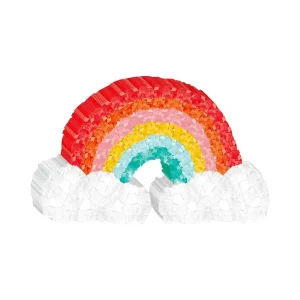 A & E Cages Happy Beaks Prefilled Pinata Foraging Bird Toy Rainbow, 1ea/2 oz