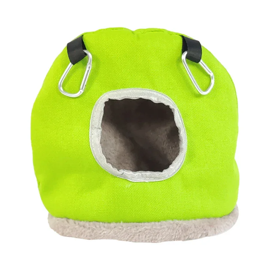 A & E Cages Happy Beaks Snuggle Sack Bird Hut Assorted 1ea/MD - Image 2