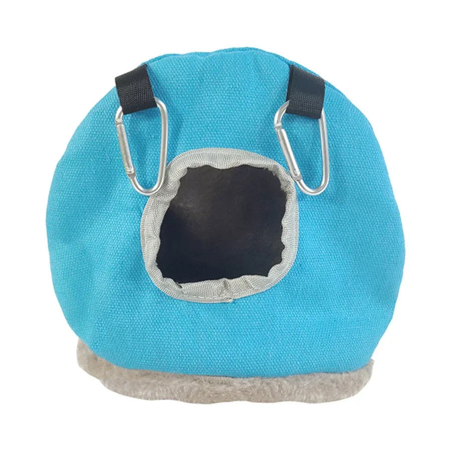 A & E Cages Happy Beaks Snuggle Sack Bird Hut Assorted 1ea/SM - Image 2