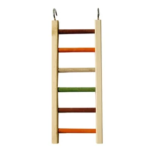 A & E Cages Happy Beaks Wooden Hanging Ladder Bird Toy 1ea/MD, 14 in.