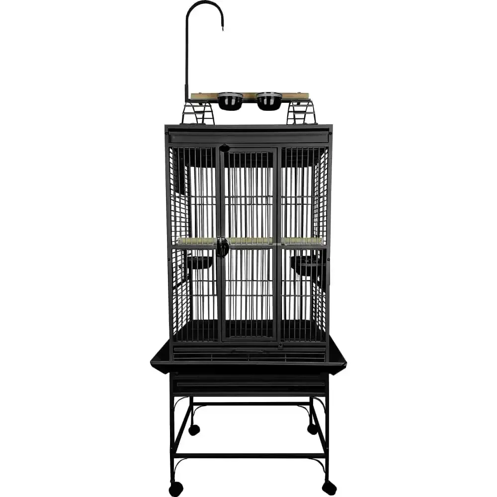 A & E Cages Play Top Bird Cage 24"x22"x62"