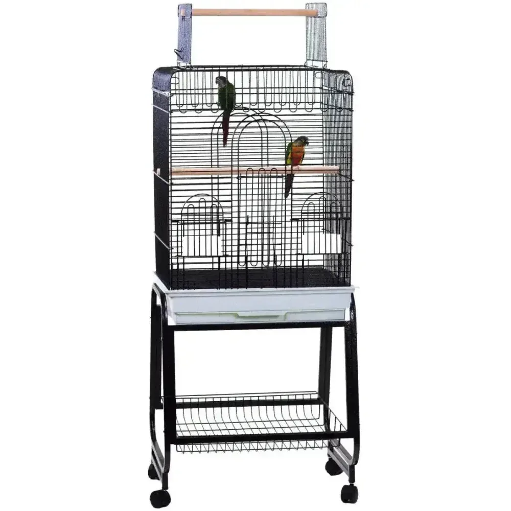 A & E Cages PlayTop Bird Cage with Removable Stand