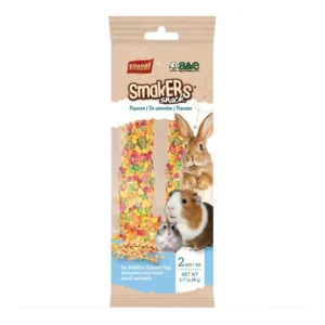 A & E Cages Vitapol Smakers Small Animal Treat Stick, Popcorn, 6-Count, 2-Pack