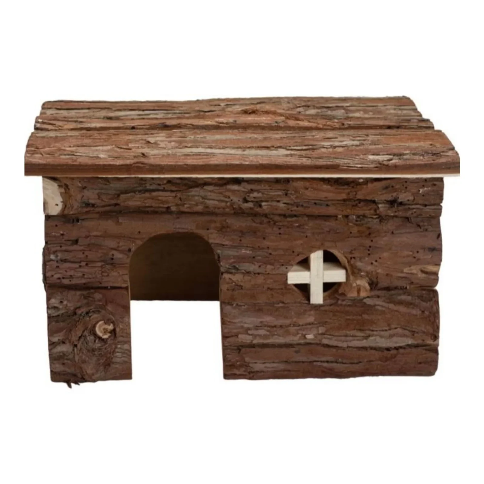 A & E Nibbles Small Animal Large Log Cabin Hut