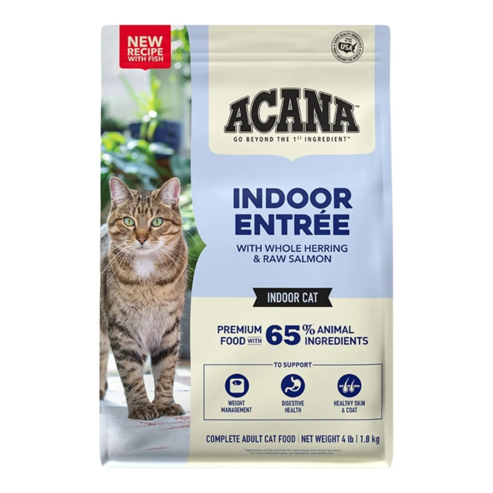 Acana Cat Indoor Entrée Fish Recipe 4Lbs