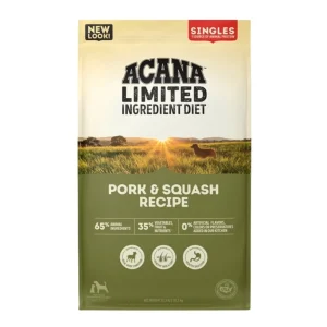 Acana Dog Grain Free Singles Pork & Squash Recipe, 22.5 lb