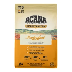 Acana Grain Free Highest Protein Meadowlands, 4.5 Lbs