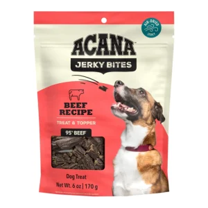 Acana Grain Free Jerky Bites Beef Recipe, 6oz