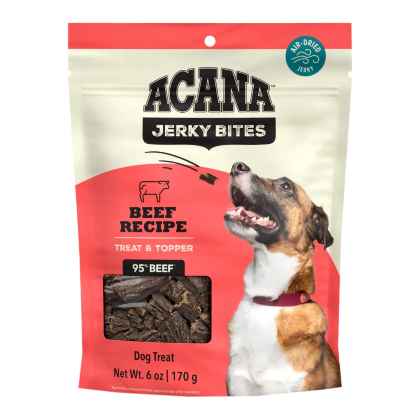 Acana Grain Free Jerky Bites Beef Recipe, 6oz