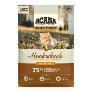 Acana Grain Free Meadowlands Cat Food, 10 lbs