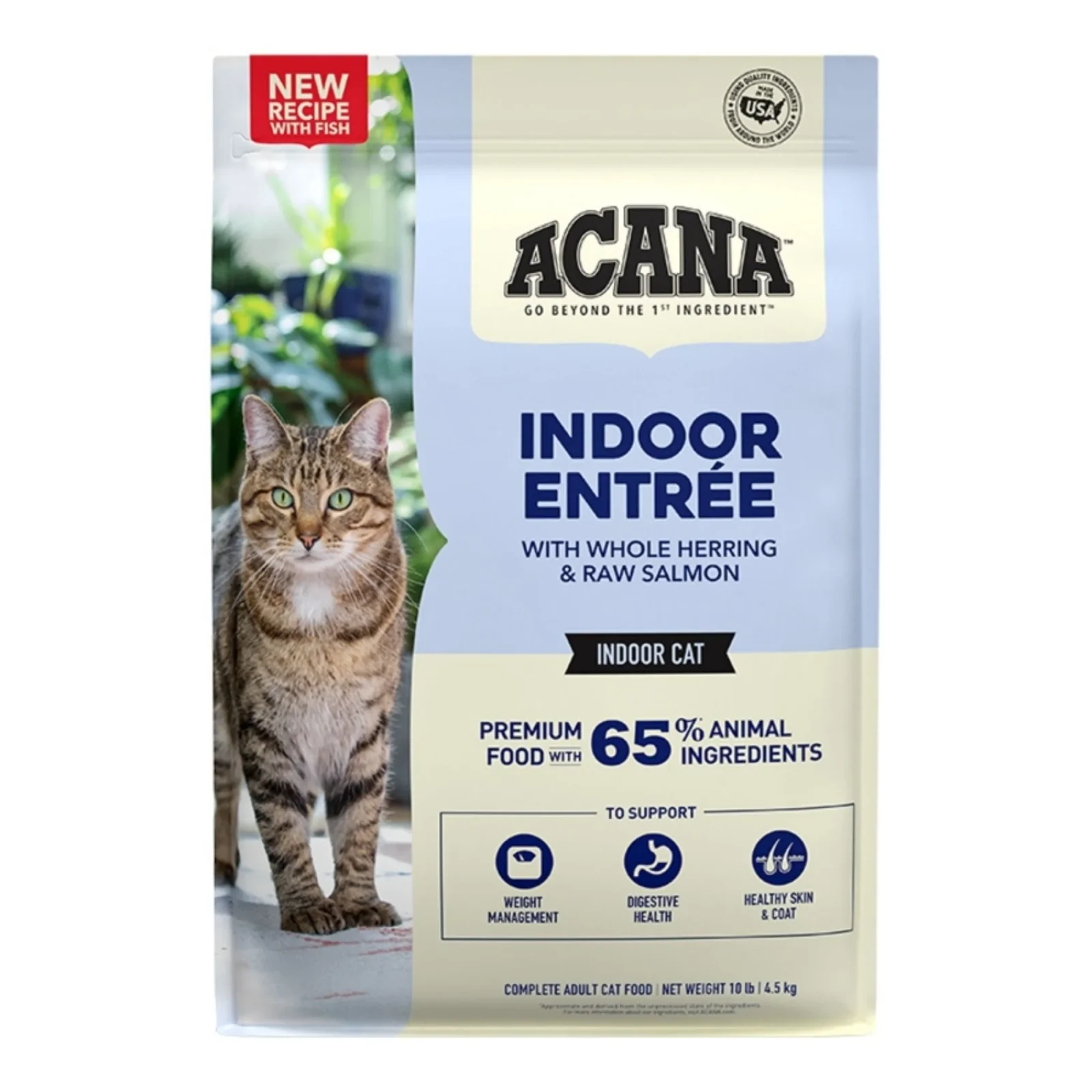 Acana Indoor Entrée Fish Recipe Cat Food, 10 lbs