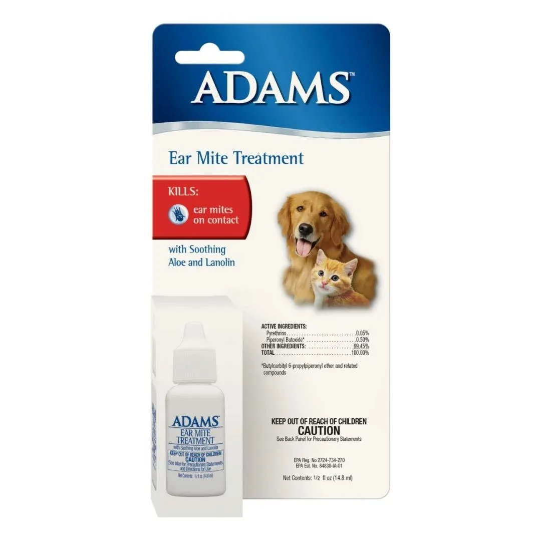 Adams Ear Mite Treatment .5oz