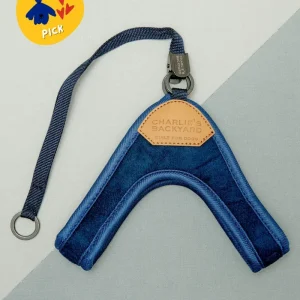 Adjustable Easy Dog Harness in Navy