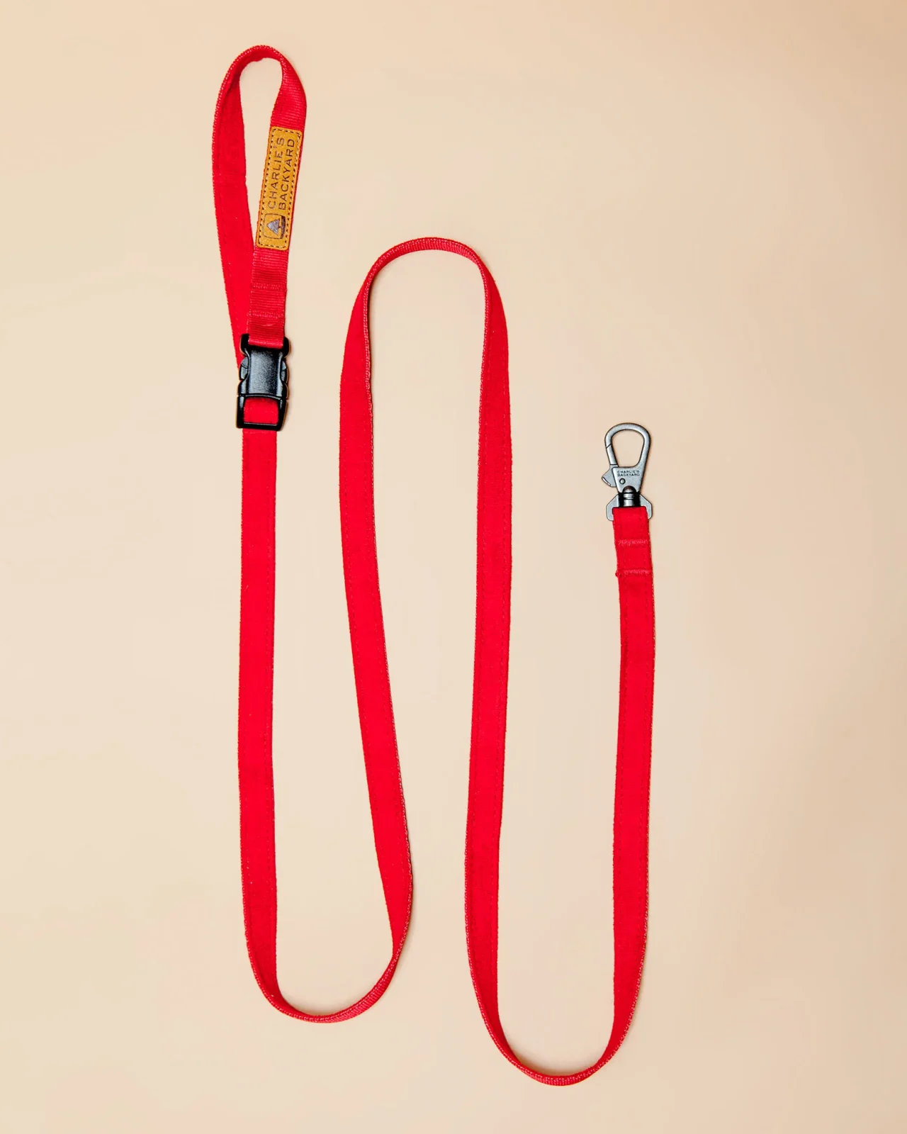 Adjustable Easy Dog Leash in Red