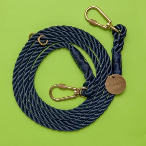 Adjustable Rope Lead in Navy