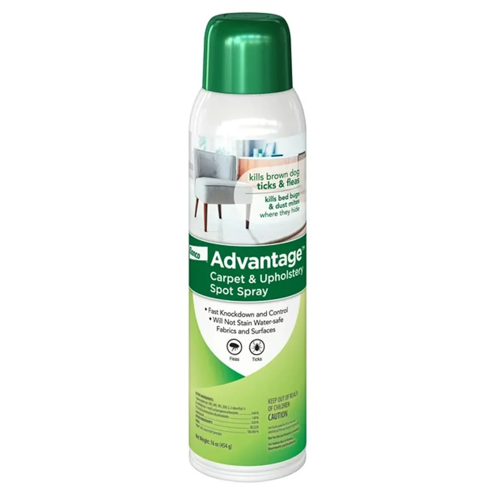 Advantage Flea & Tick & Bedbugs Carpet & Upholstery Spot Spray 16oz