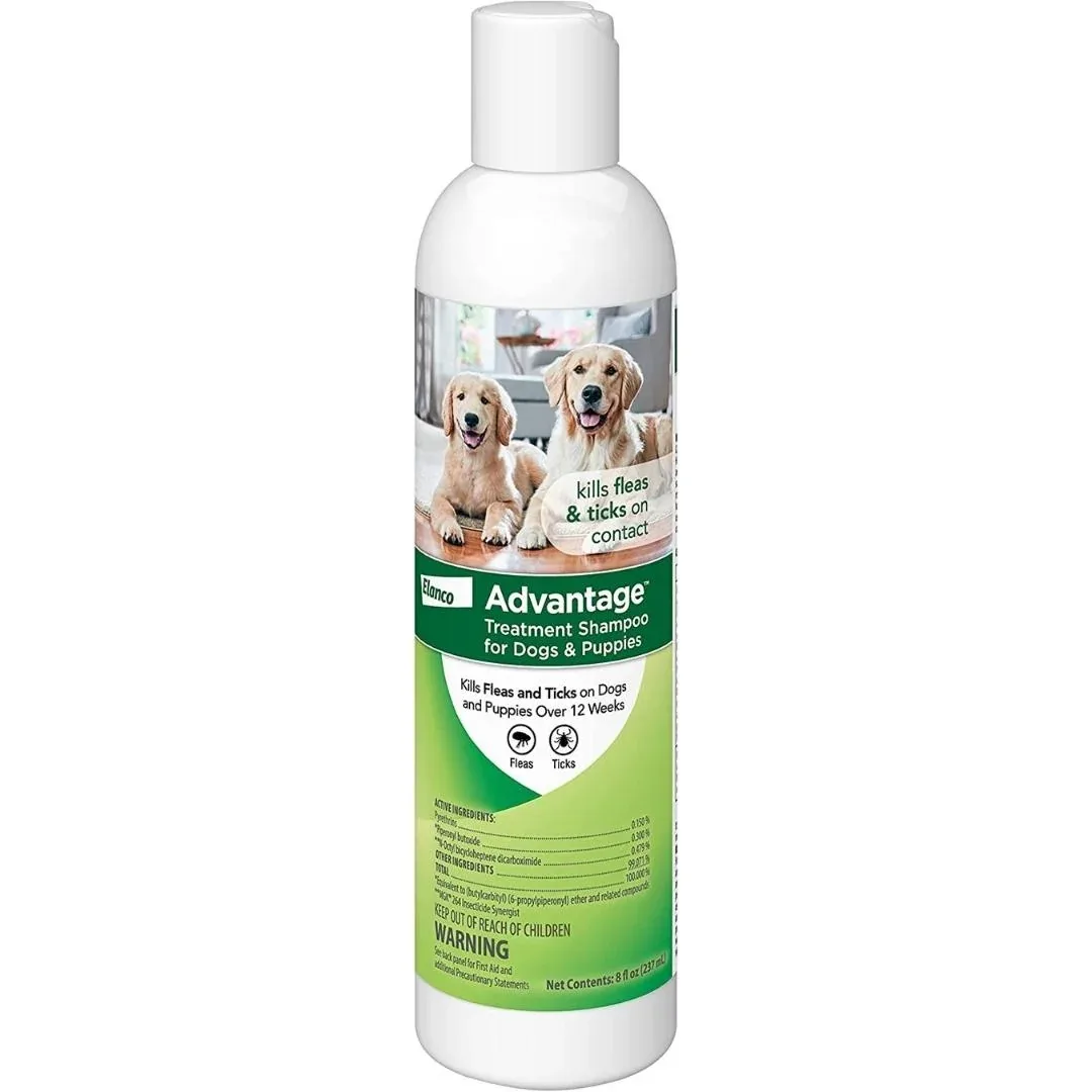 Advantage Flea & Tick Shampoo Puppies & Dog 8oz