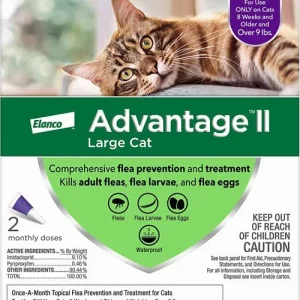 Advantage II Cat Large Purple 2-Pack