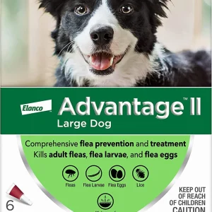 Advantage II Flea Protection Large Dog 21-55lbs 6pk