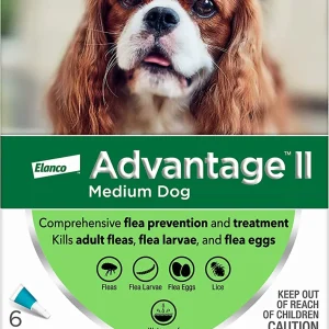 Advantage II Flea Protection Medium Dog 11-20lbs 6pk