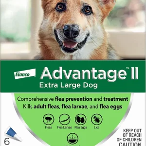 Advantage II Flea Protection X-Large Dog Over 55lbs 6pk