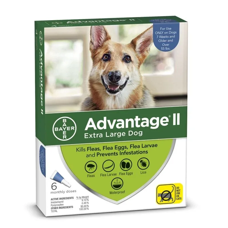 Advantage II for Dogs 12-Month Supply 11-20lb