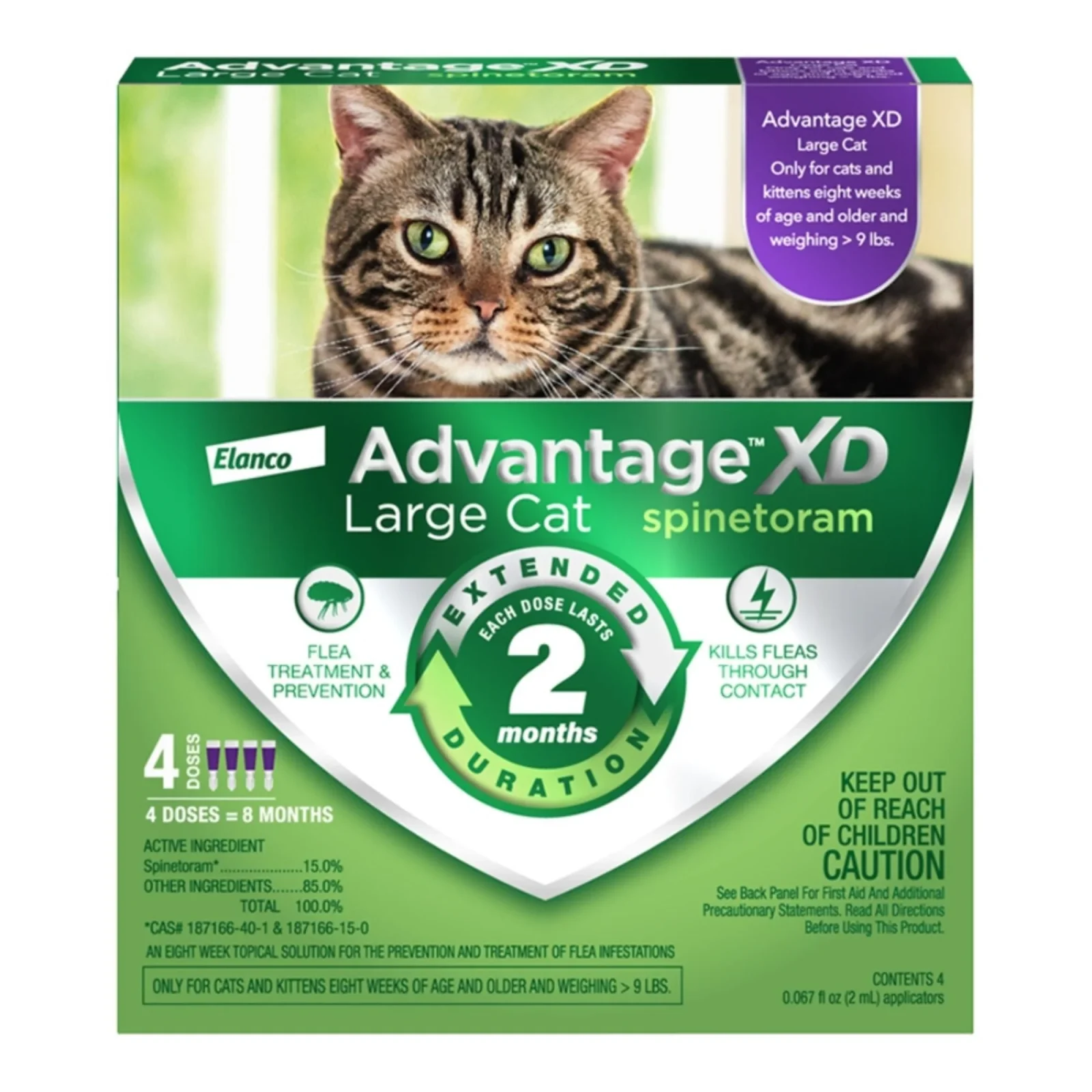 Advantage XD Cat Large - 4 ct