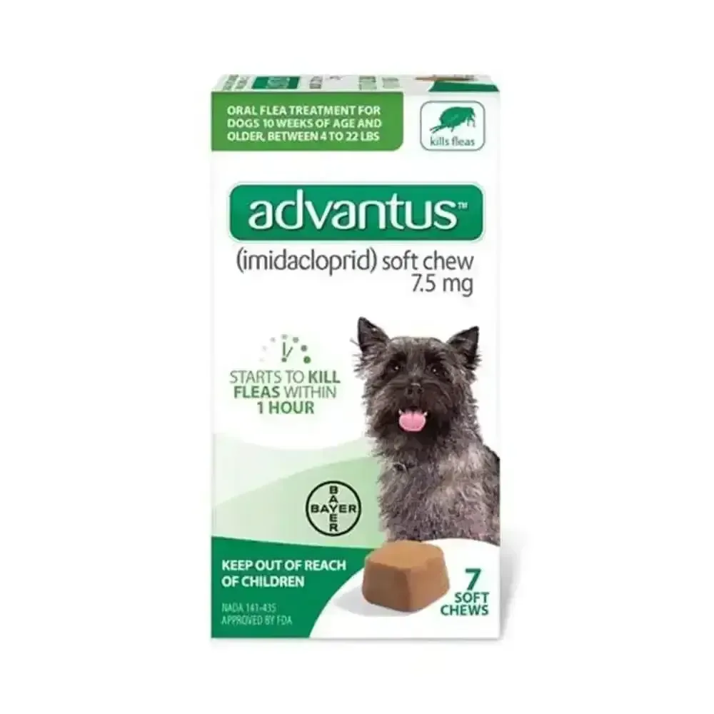 Advantus® Soft Chews 7.5 mg for Small to Medium Dog 7 Count